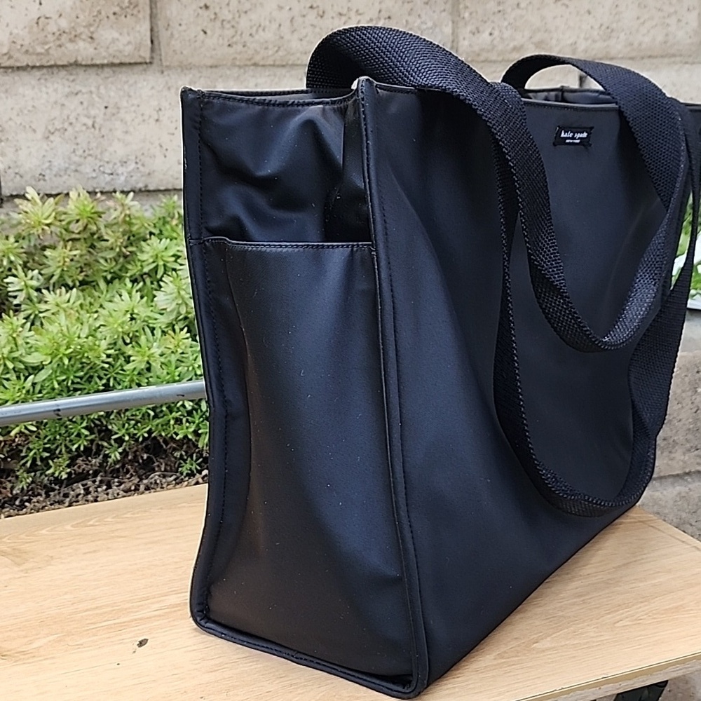 Kate Spade Black Nylon Tote Bag - Picture 4 of 12